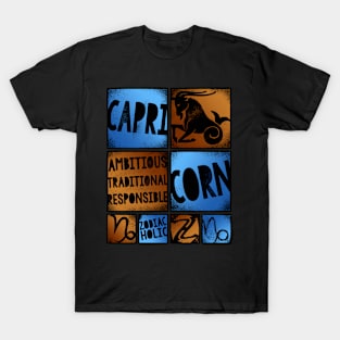 Zodiac CAPRICORN Graffiti Box Series T-Shirt